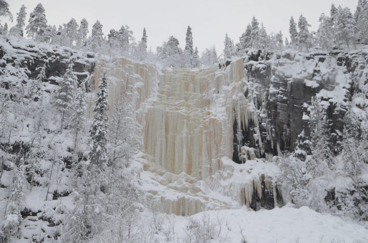 Korouoma Canyon Waterfalls