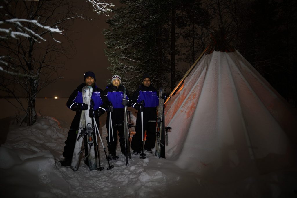 ski trekkers