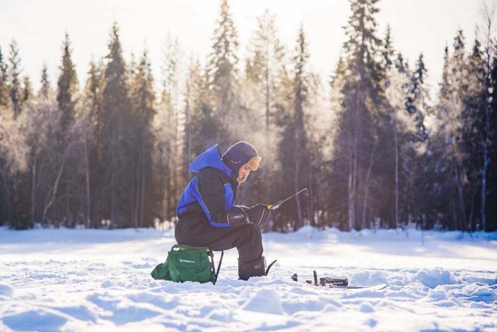 ice fishing