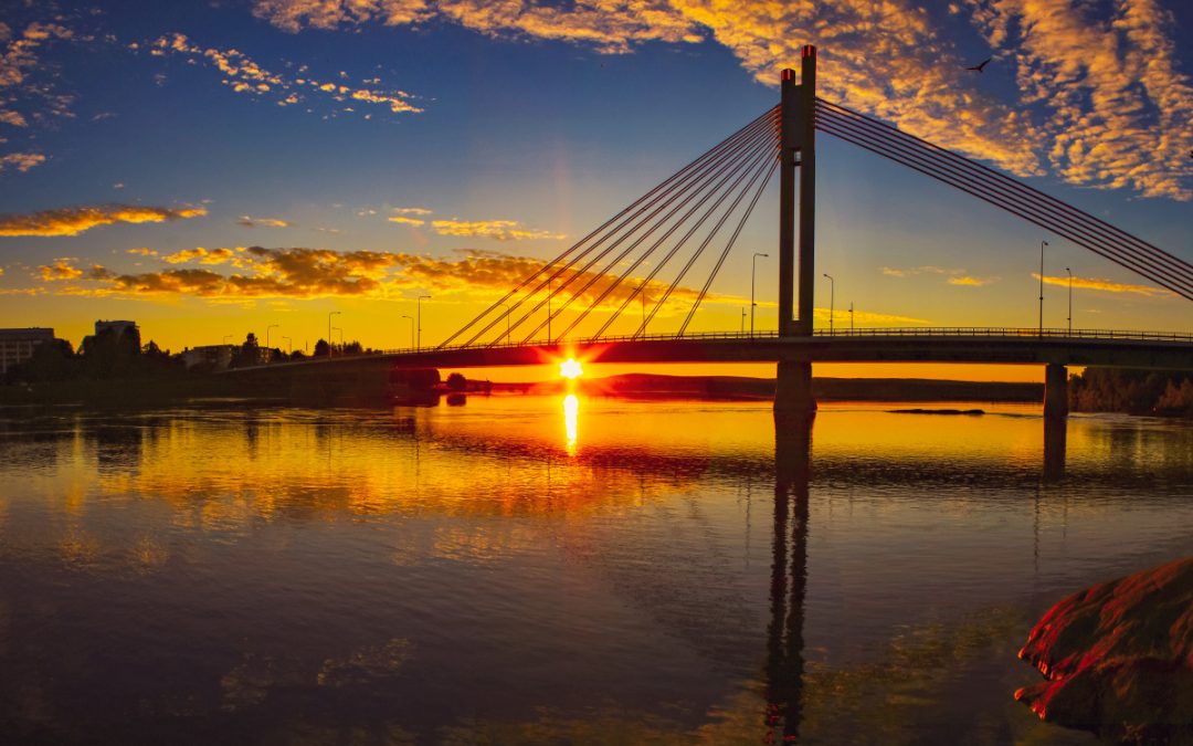 The Midnight Sun in Rovaniemi