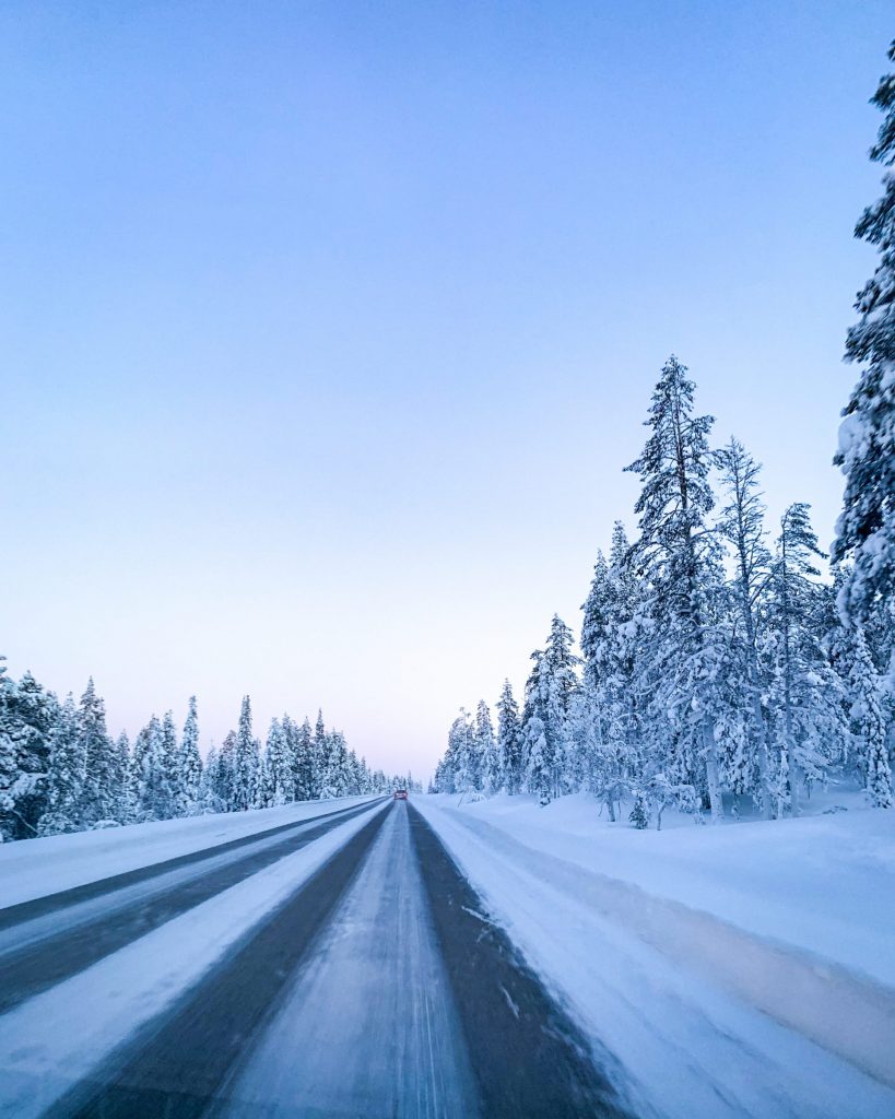 Snowy road