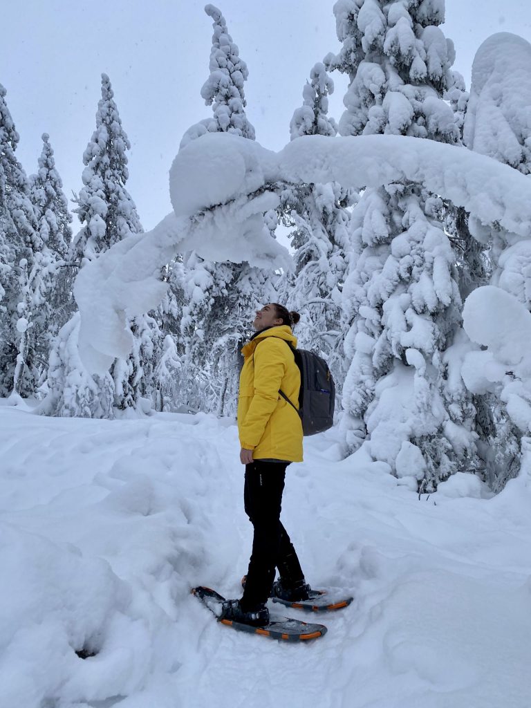 Snowshoeing
