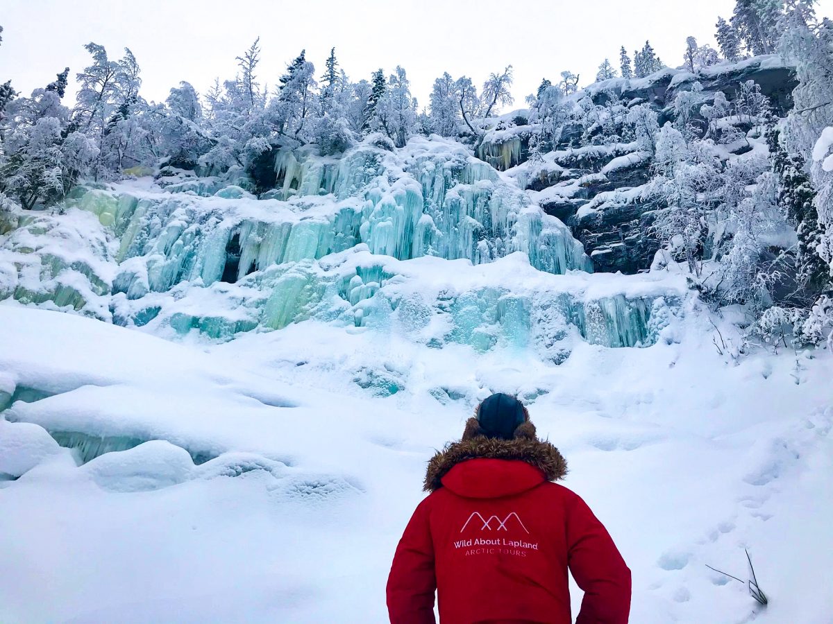Korouoma Canyon Frozen Waterfalls