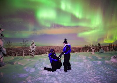 Magical moment in Lapland