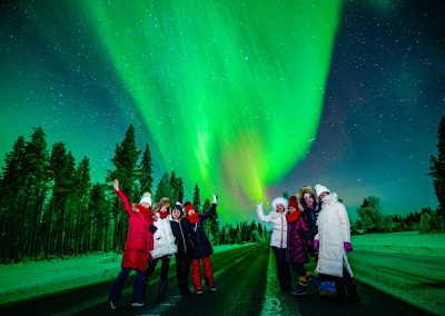 Northern Lights tour with Wild About Lapland