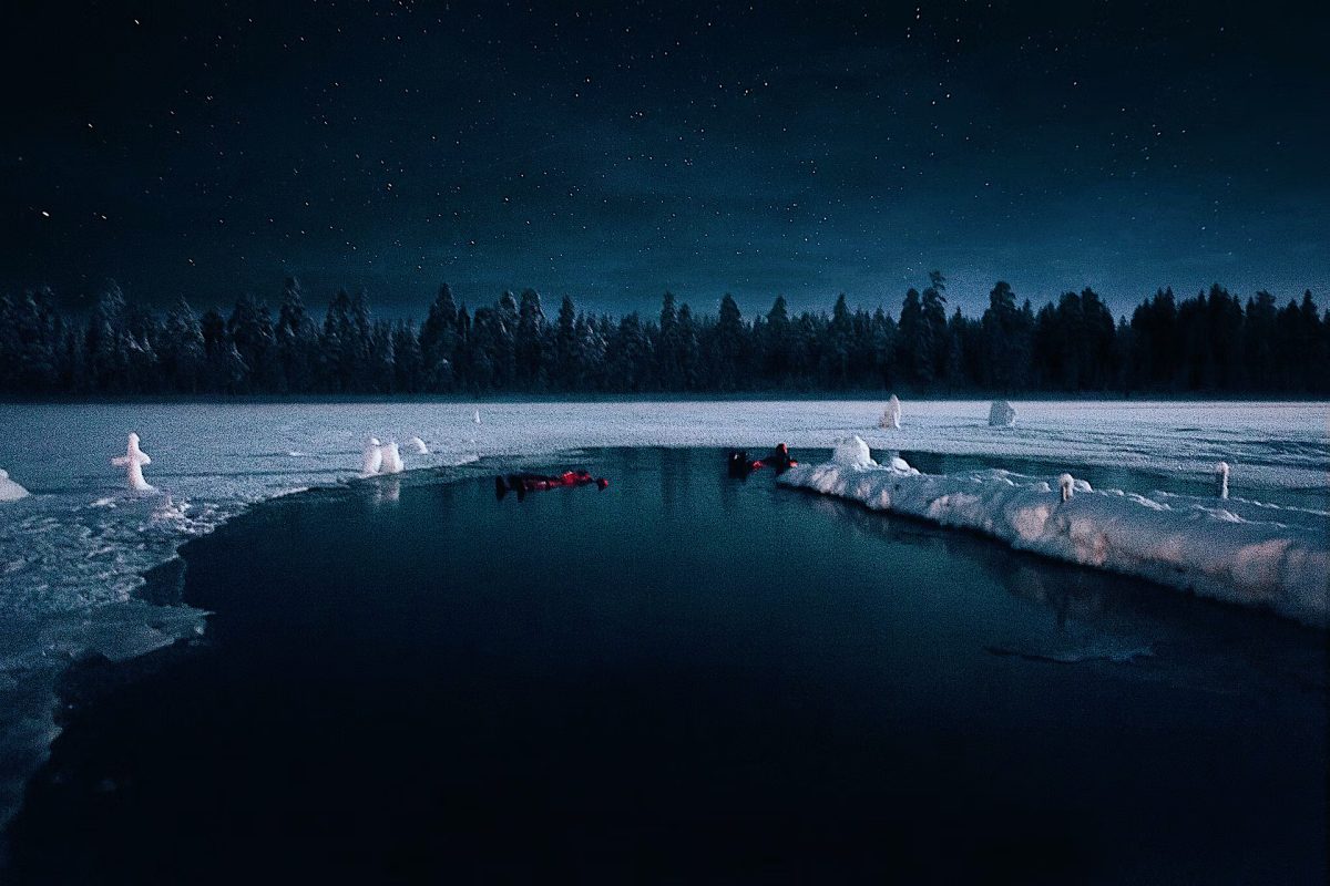 Northern Lights Ice Floating Experience