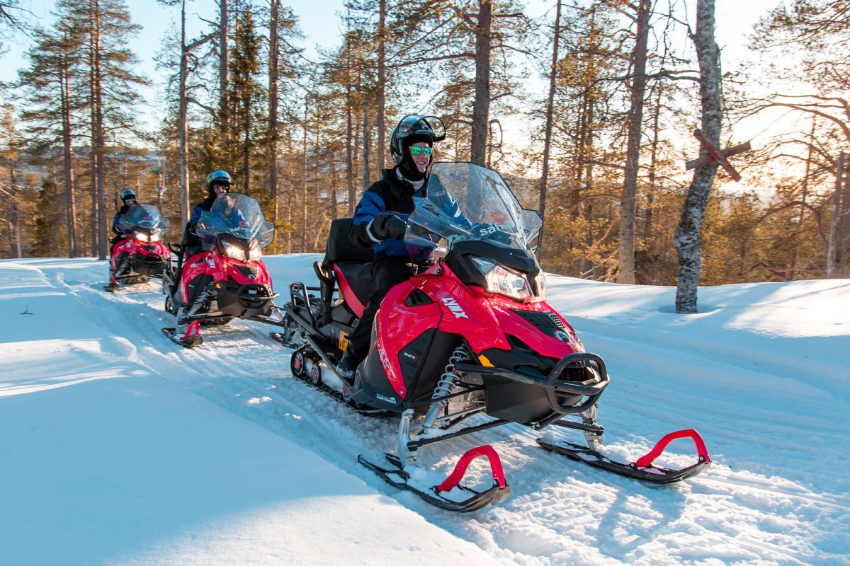 Snowmobile Safari with Ice Fishing and Outdoor Lunch