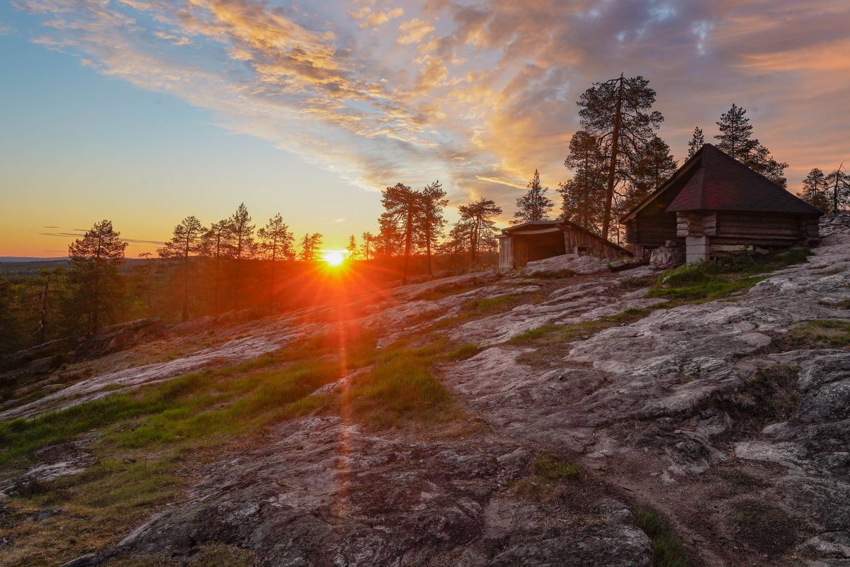 Midnight Sun in Rovaniemi
