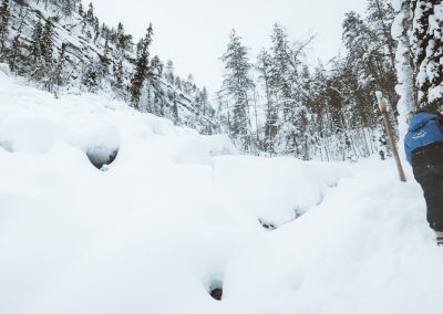Exploring Korouoma Canyon