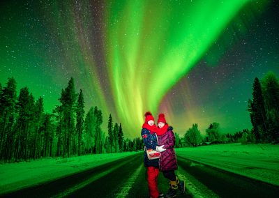 Northern Lights Hunting Adventure in Lapland