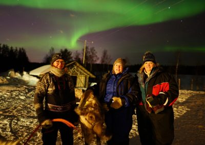Evening at the Reindeer Farm