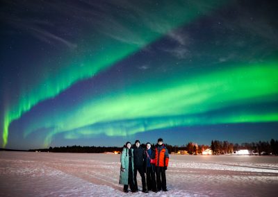 Enjoy the magic of Aurora Borealis with your loved ones!