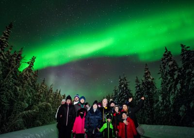 Family-friendly Northern Lights tour in Rovaniemi