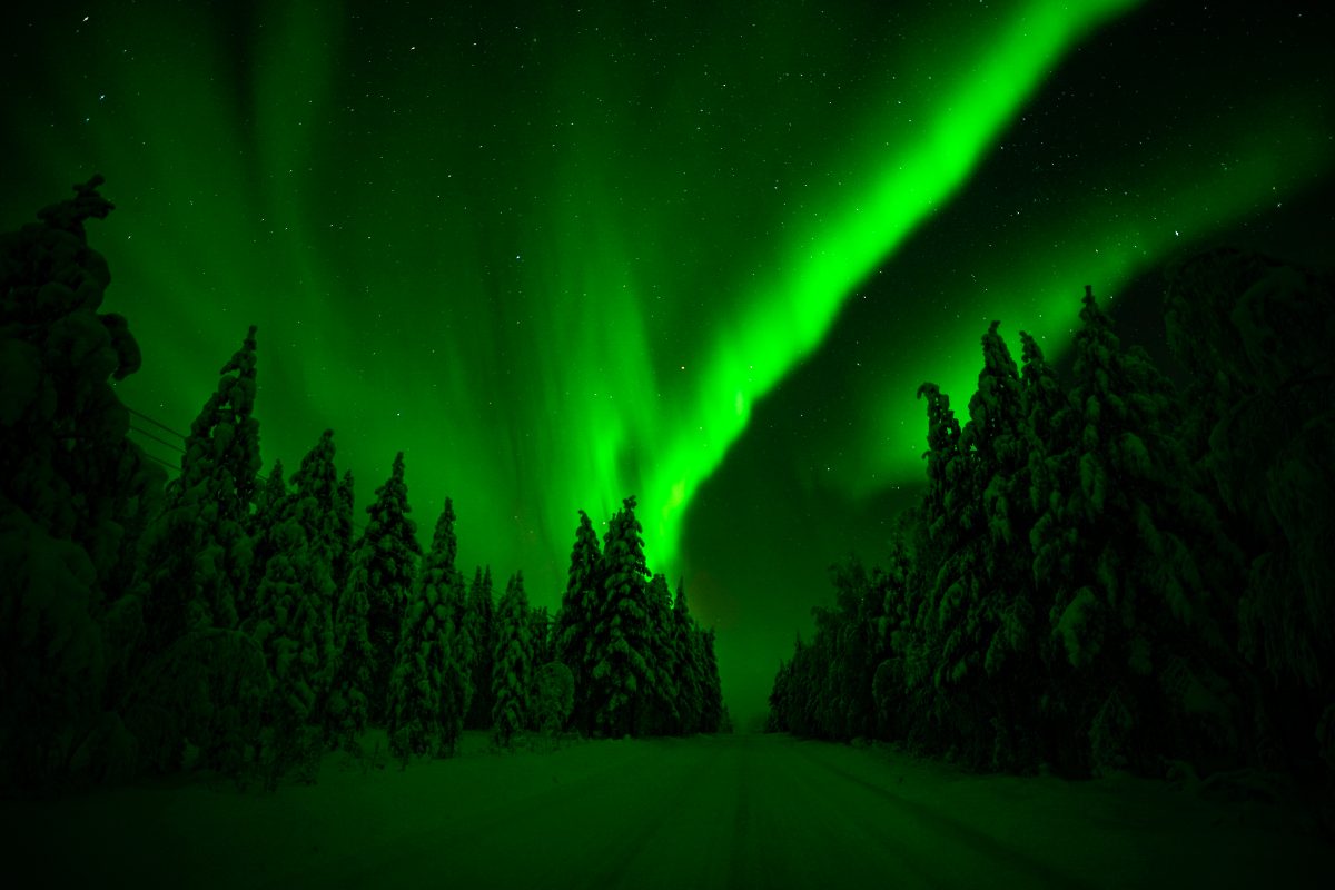 Magical Aurora Borealis in Rovaniemi Magical Aurora Borealis in Rovaniemi