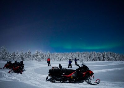 Northern Lights Snowmobile Tour
