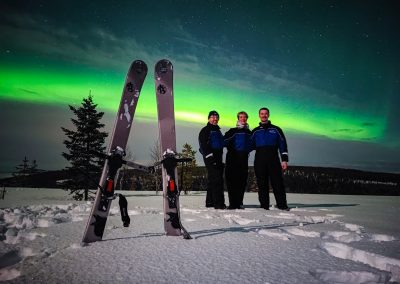 Ski Trekking under the Northern Lights in Lapland