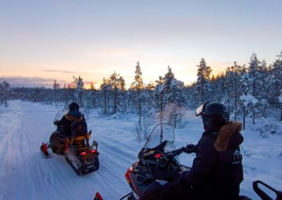 Snowmobile Tour in Lapland