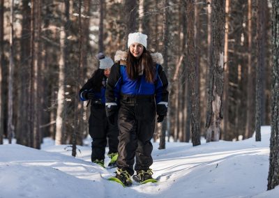 Snowshoeing in Rovaniemi