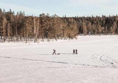Snowshoeing Trip in the Wilderness