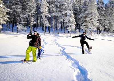 Snowshoeing Trip in the Wilderness