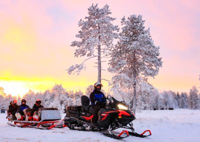 Family-Friendly Snowmobile Safari in Rovaniemi