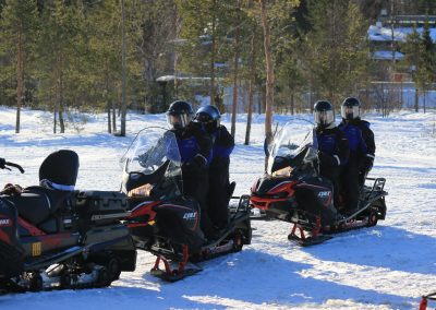 Snowmobile Lapland