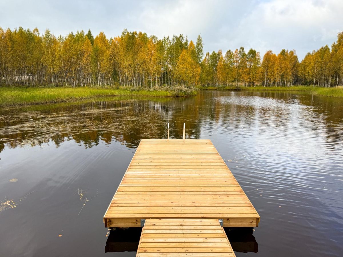 Lake next to the Sauna SBR Meet the Santa Claus in Rovaniemi