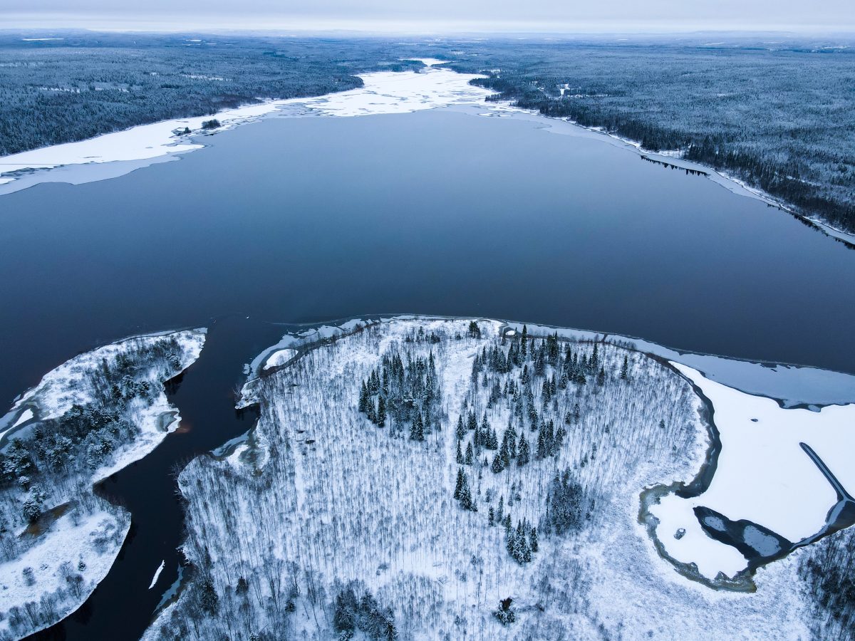 First weeks of winter in Lapland
